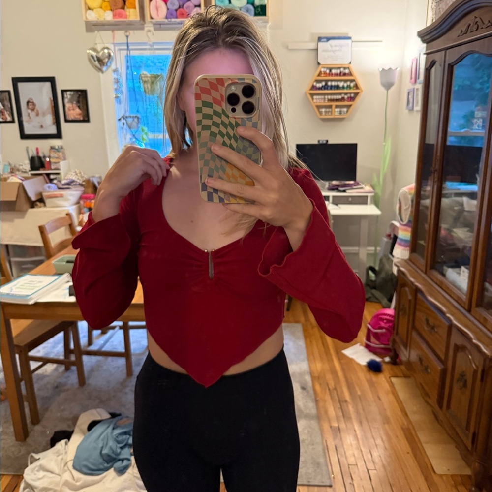 Red Women's Top